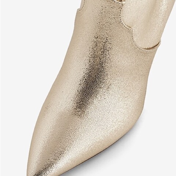 Pointed Toe Thin Heeled Booties - Picture 4 of 4